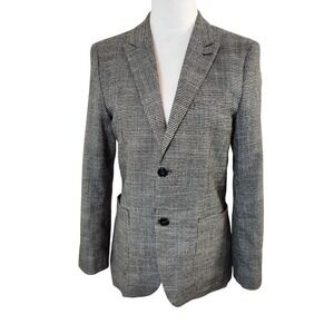 Isaac Mizrahi New‎ York Houndstooth Blazer Jacket Womens Size 16 Office Designer